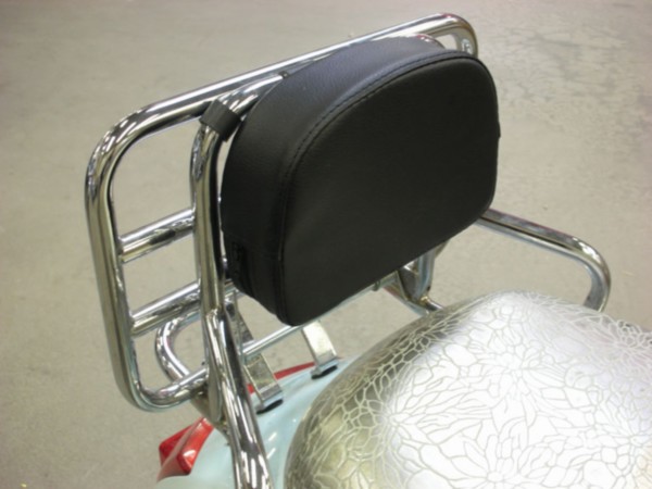 achterdrager kussen (made in EU) zwart lx, primavera, sprint, vespa S