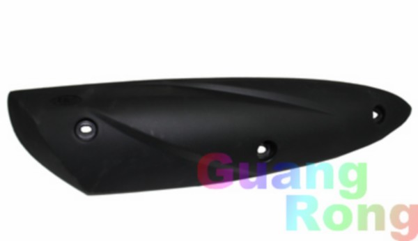hitteschild uitlaat mat zwart agility 10inch, agility 12inch, Kymco Agility