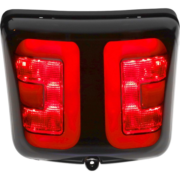 achterlicht Power1 led e-keur tube smoke zwart mat gtv, gts, gts 125cc, gts 250cc, gts alle mod., gts super 300cc
