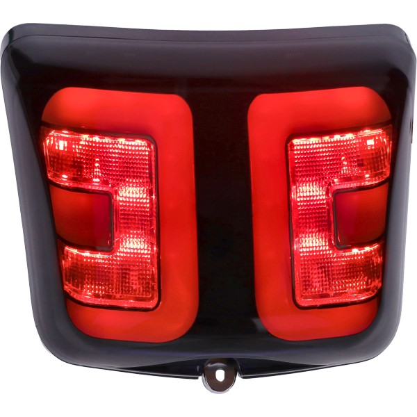achterlicht Power1 led e-keur smoke zwart glans gtv, gts 125cc, gts 250cc, gts alle mod., gts super 300cc