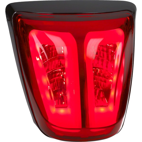 achterlicht Power1 led tube rood/glans zwart E-keur primavera, sprint