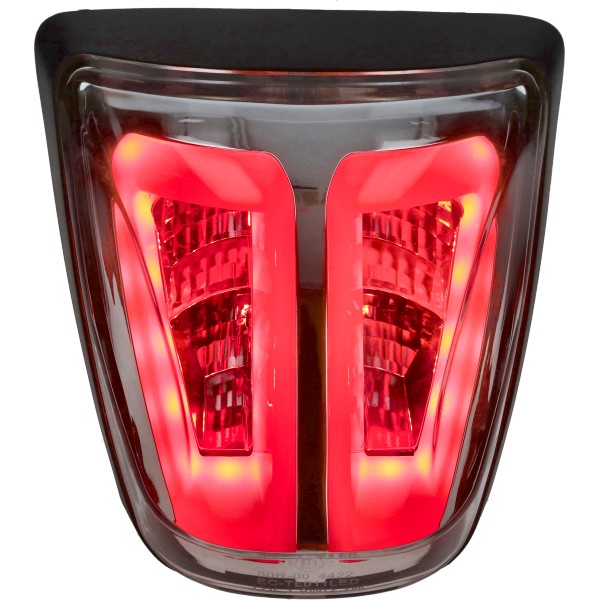 achterlicht Power1 led tube helder /zwart matt E-keur primavera, sprint