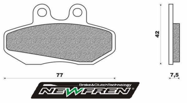 remblokset newfren derbi gpr, rx, senda drd pro fd0162