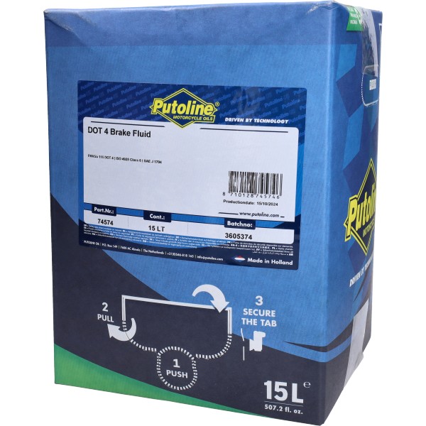 remvloeistof putoline bag-in-box dot4 15L 74574