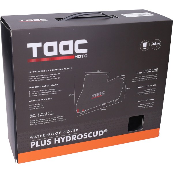beschermhoes Taac motor & maxiscooter plus hydroscud 220-n 127x219x76 L zwart