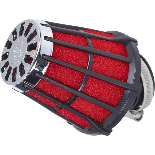 powerfilter malossi e5 schuin phbn-phva 38mm zwart/rood 047593.50