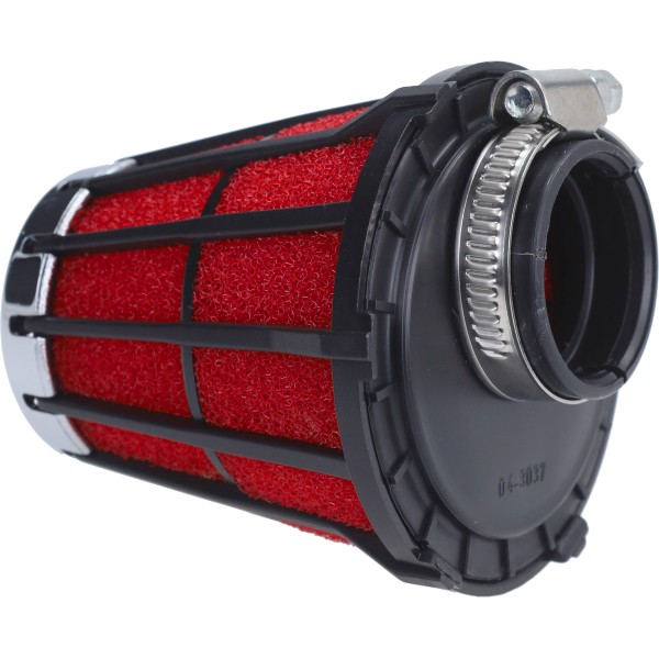 powerfilter malossi e5 recht 32mm rood/zwart 042412.50