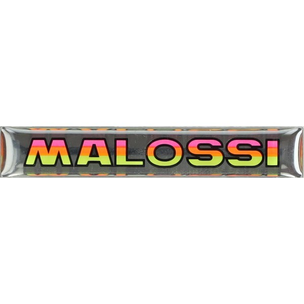 sticker malossi woord [malossi] 3-kleur logo 339177