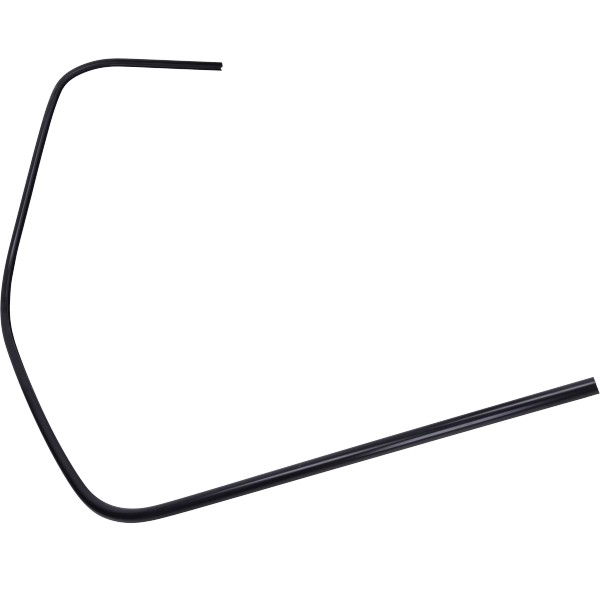 sierstrip Piaggio origineel beenschild links zwart mat gts 125cc, gts 300, vespa GTS 150 1b007781