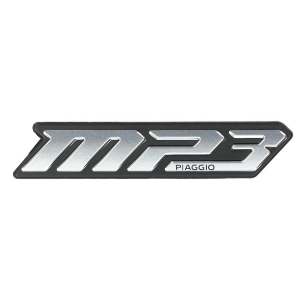 sticker Piaggio origineel stuur woord [mp3] euro-5/5+ mp3 530 HPE, mp3-310cc, mp3-400cc 2h005224