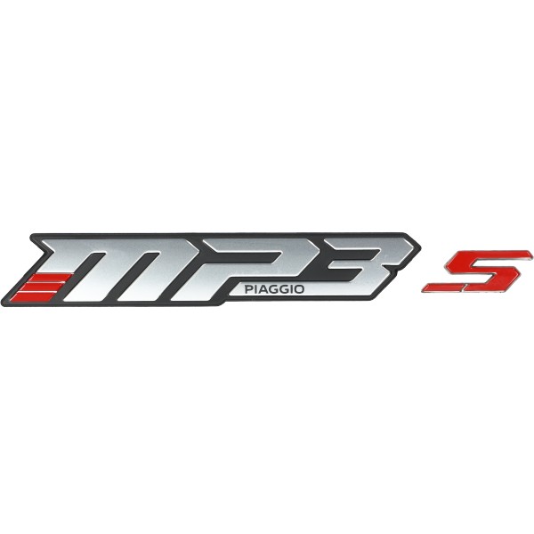 sticker Piaggio origineel woord [mp3 S] euro-5 mp3-400cc 2h005223