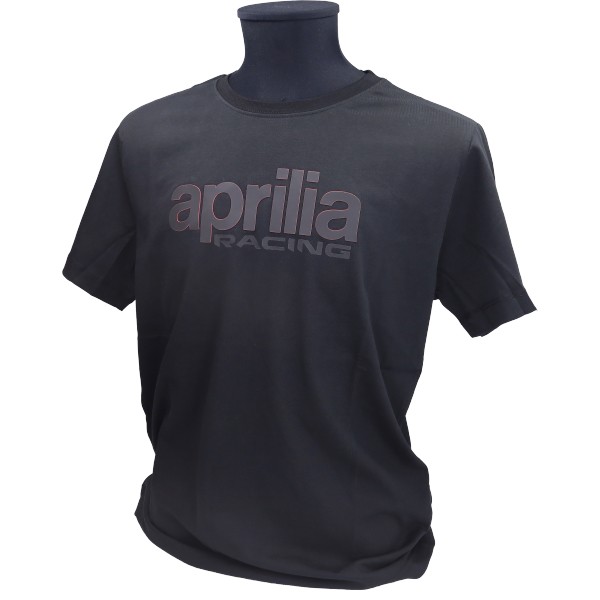 t-shirt korte mouwen Aprilia origineel woord [apr racing] L zwart 607898m03b