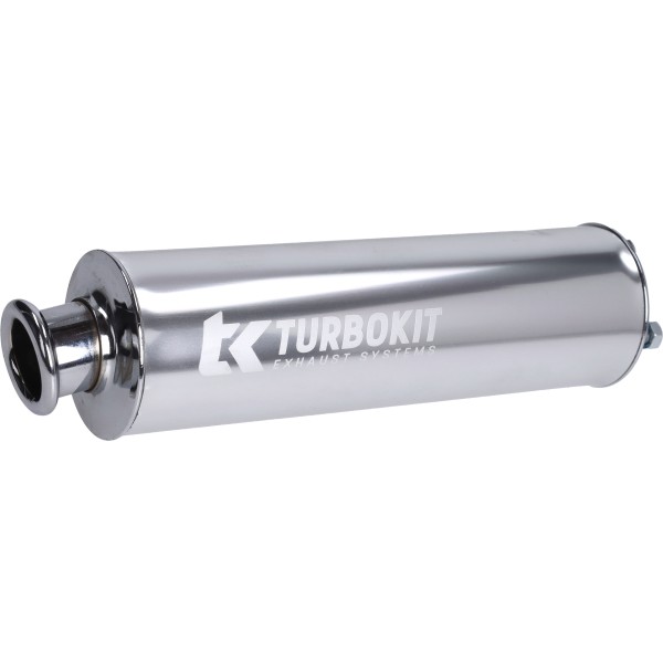 nademper Turbokit 3 bouts aansluiting / 60mm zilver