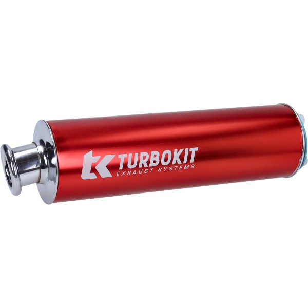 nademper Turbokit 3 bouts aansluiting / 60mm rood