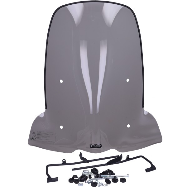 windscherm Peugeot origineel met bevestigingsset hoog 70cm smoke kisbee pg530-kis-sml