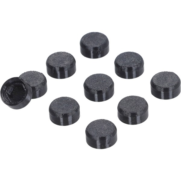 afdekdop BGM set transmissiedeksel m6 zwart 10pcs piaggio, vespa mn1077x