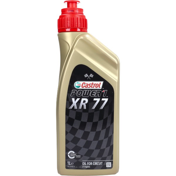2-takt olie Castrol racing vol synth. XR77 1L bromfiets, motorfiets, scooter 2t 15adc0