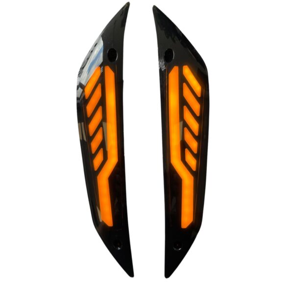 Alpha knippervoor+achter +achterlicht set matrix